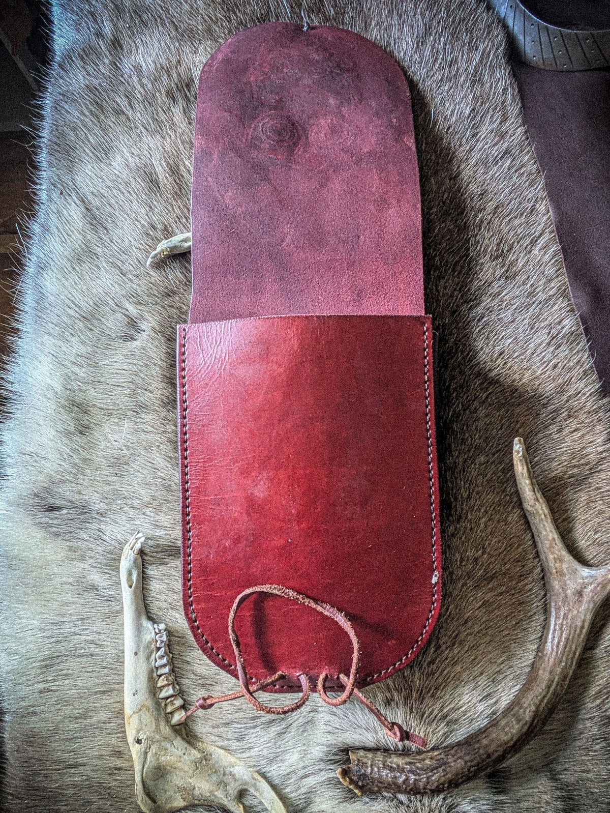 The Godmask - Leather Belt Satchel