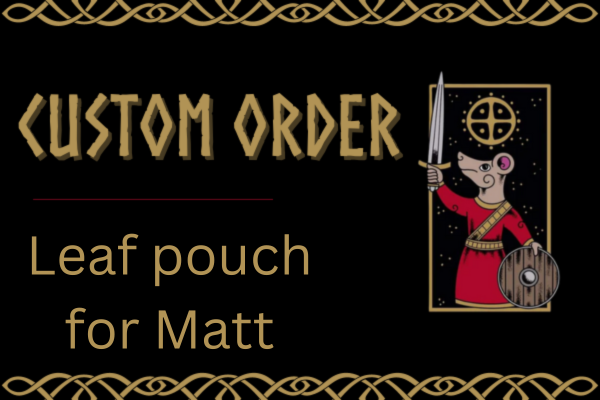 Leaf Pouch for Matt