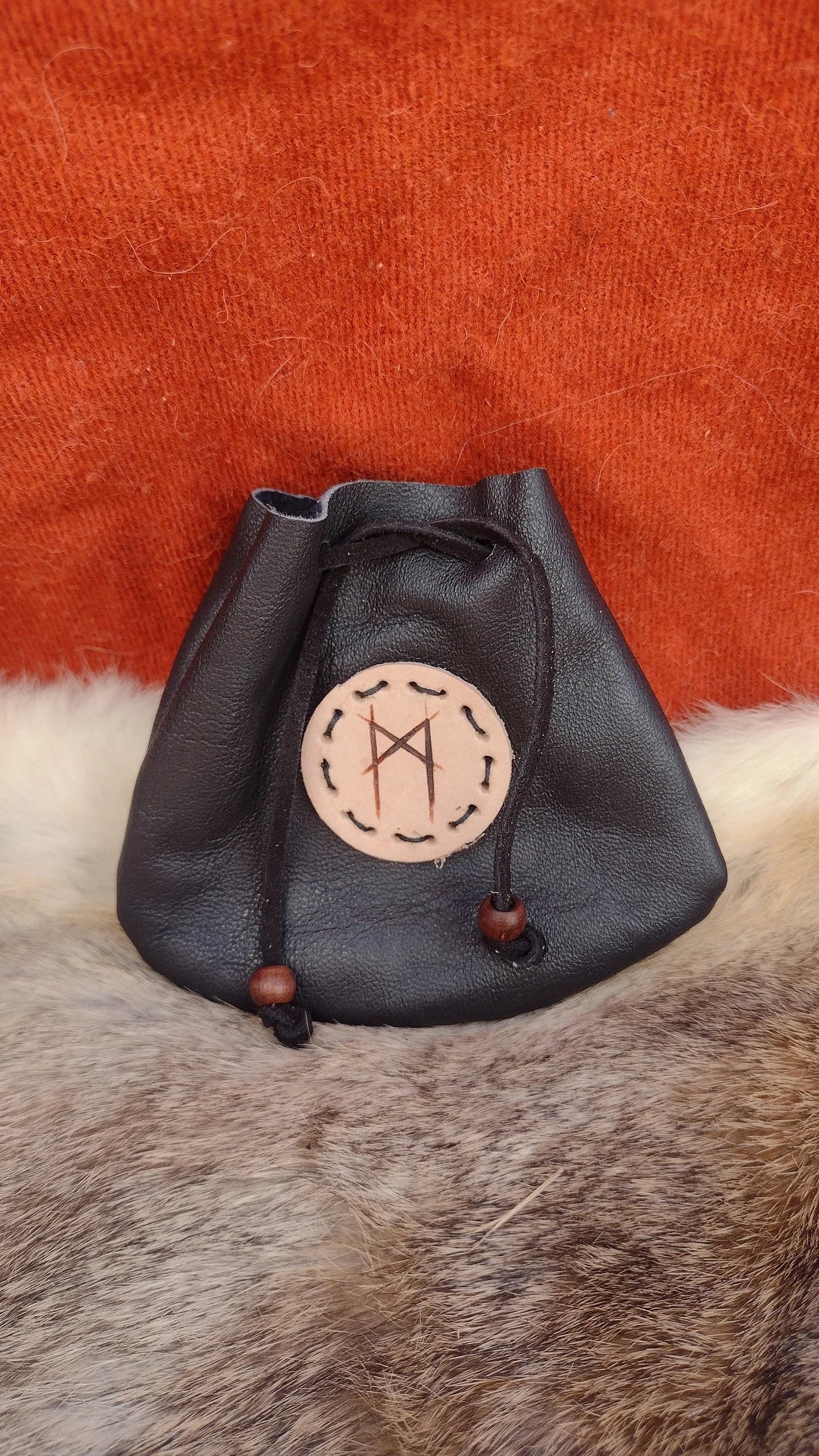 Leather Rune Pouches