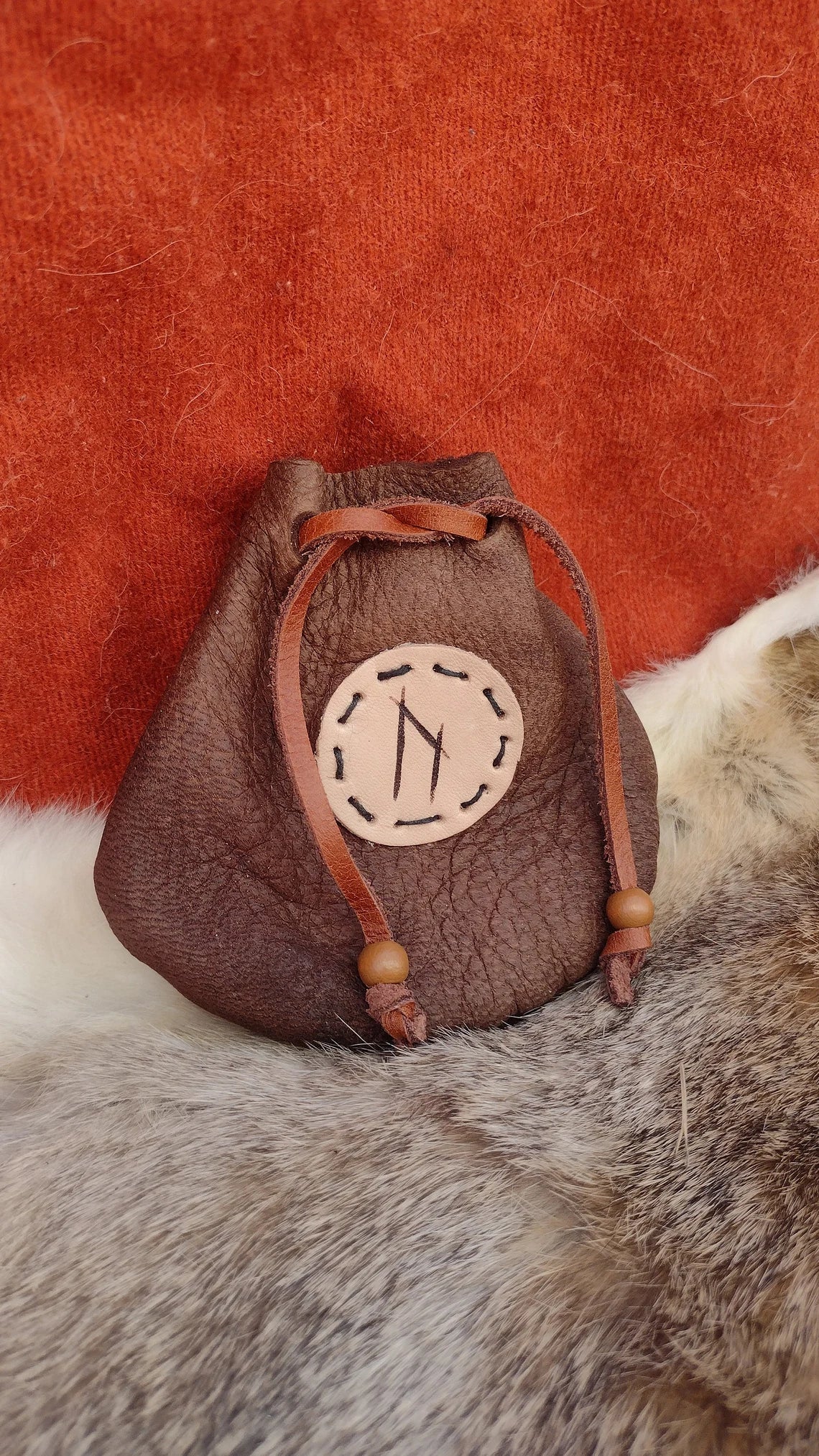 Leather Rune Pouches