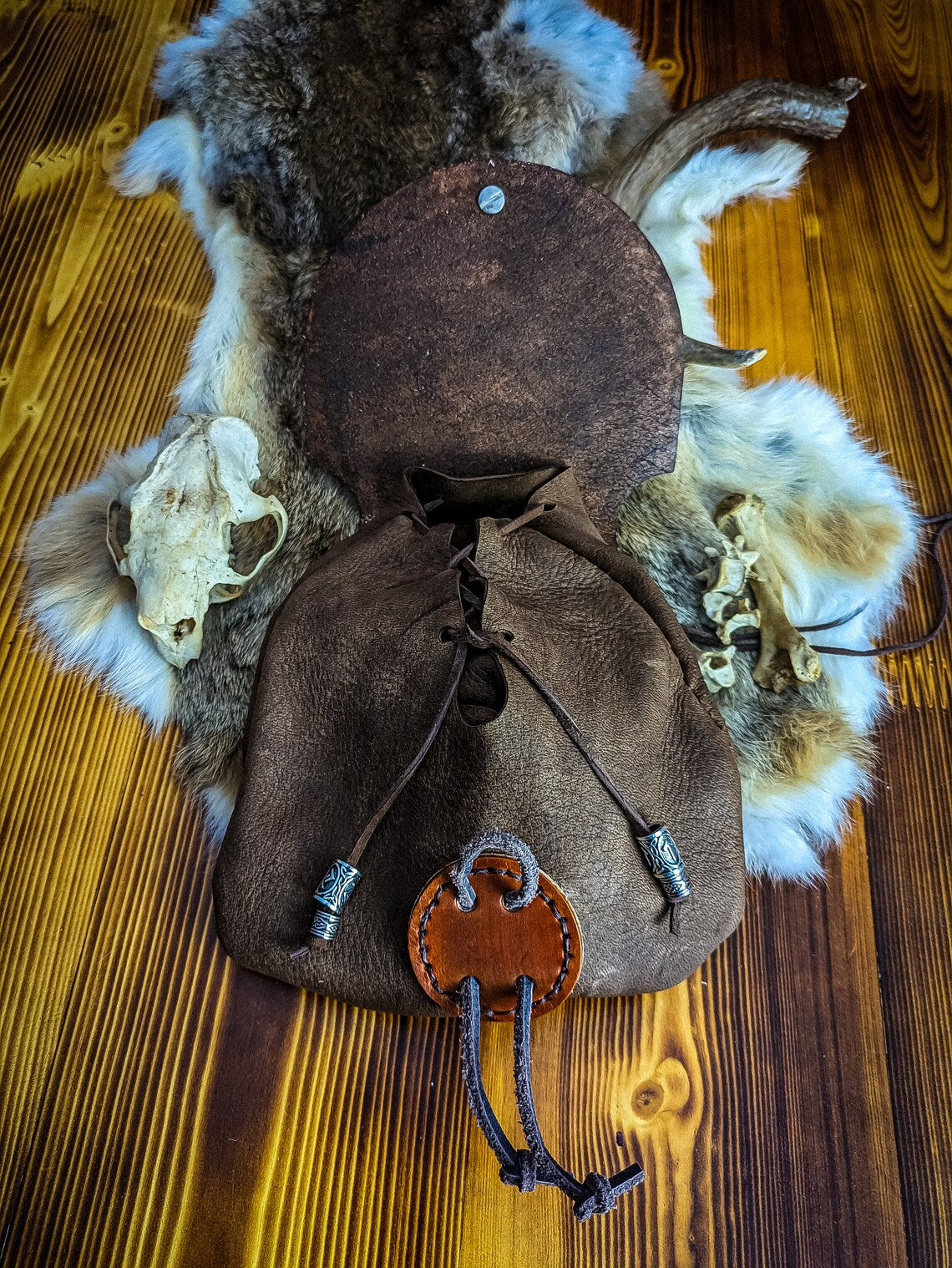 Tiwaz Rune - Leather Belt Bag