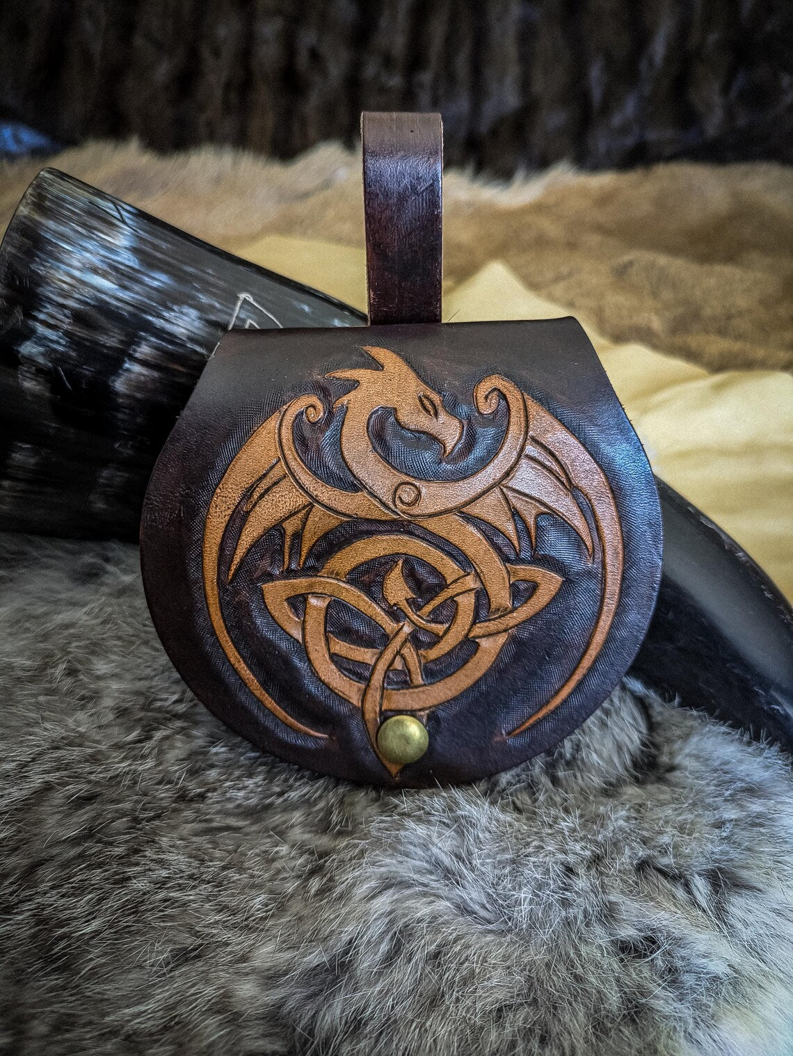 Celtic Dragon - Small Belt Bag