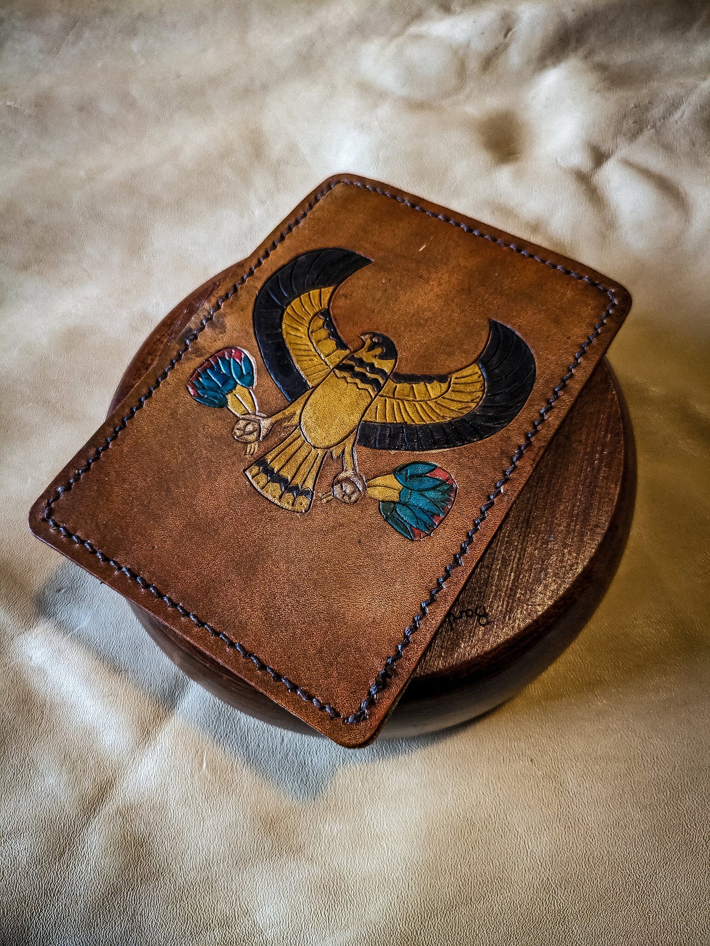 Egyptian Falcon - Cardholder Wallet