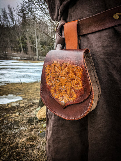 Nerl Spiral - Leather Belt Bag