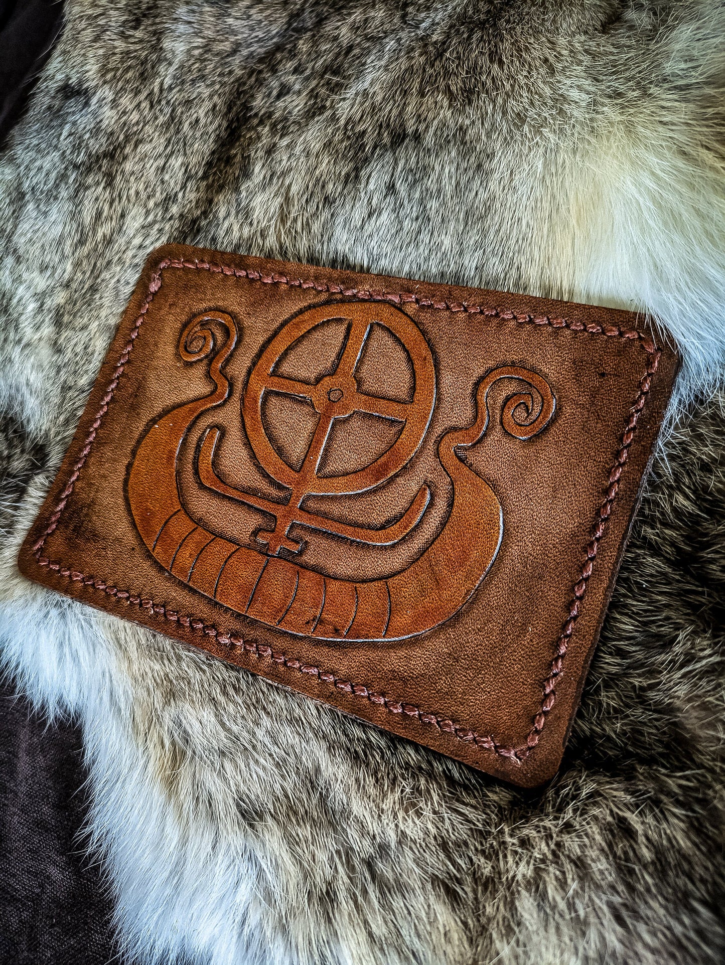 Viking Longship - Cardholder Wallet