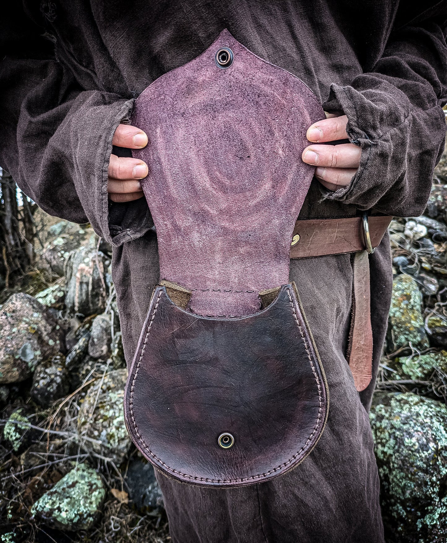 Triskelion Beasts - Leather Belt Bag