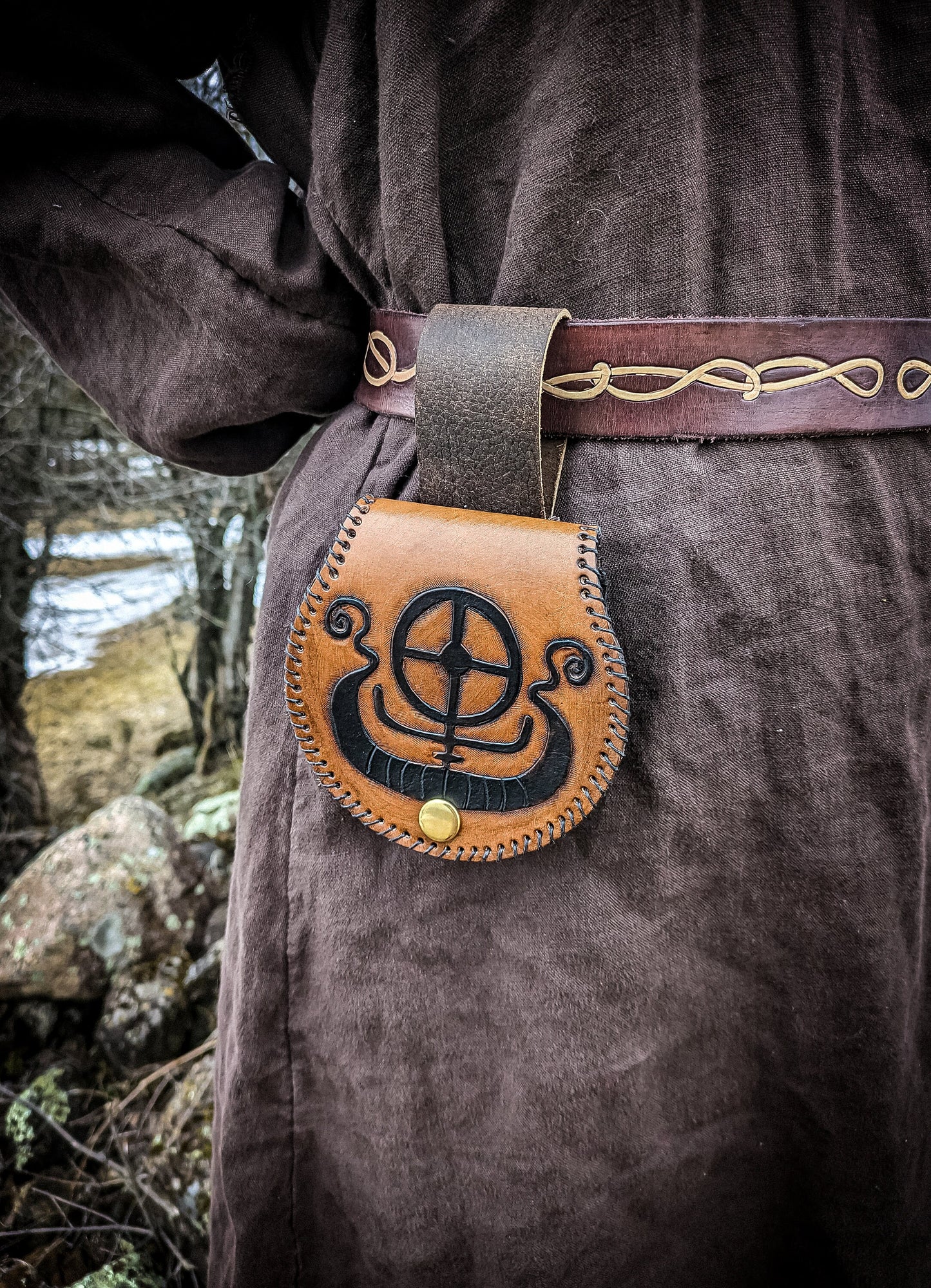 Viking Longship - Small Belt Bag