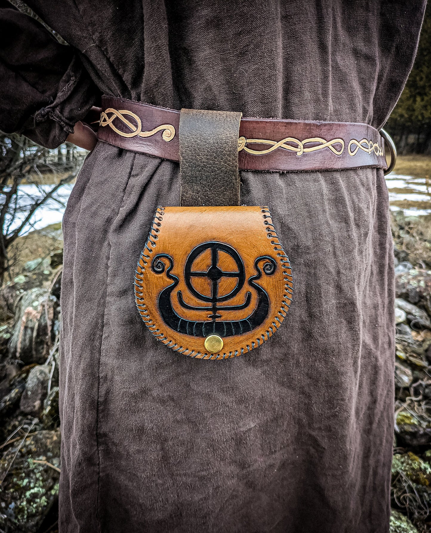 Viking Longship - Small Belt Bag