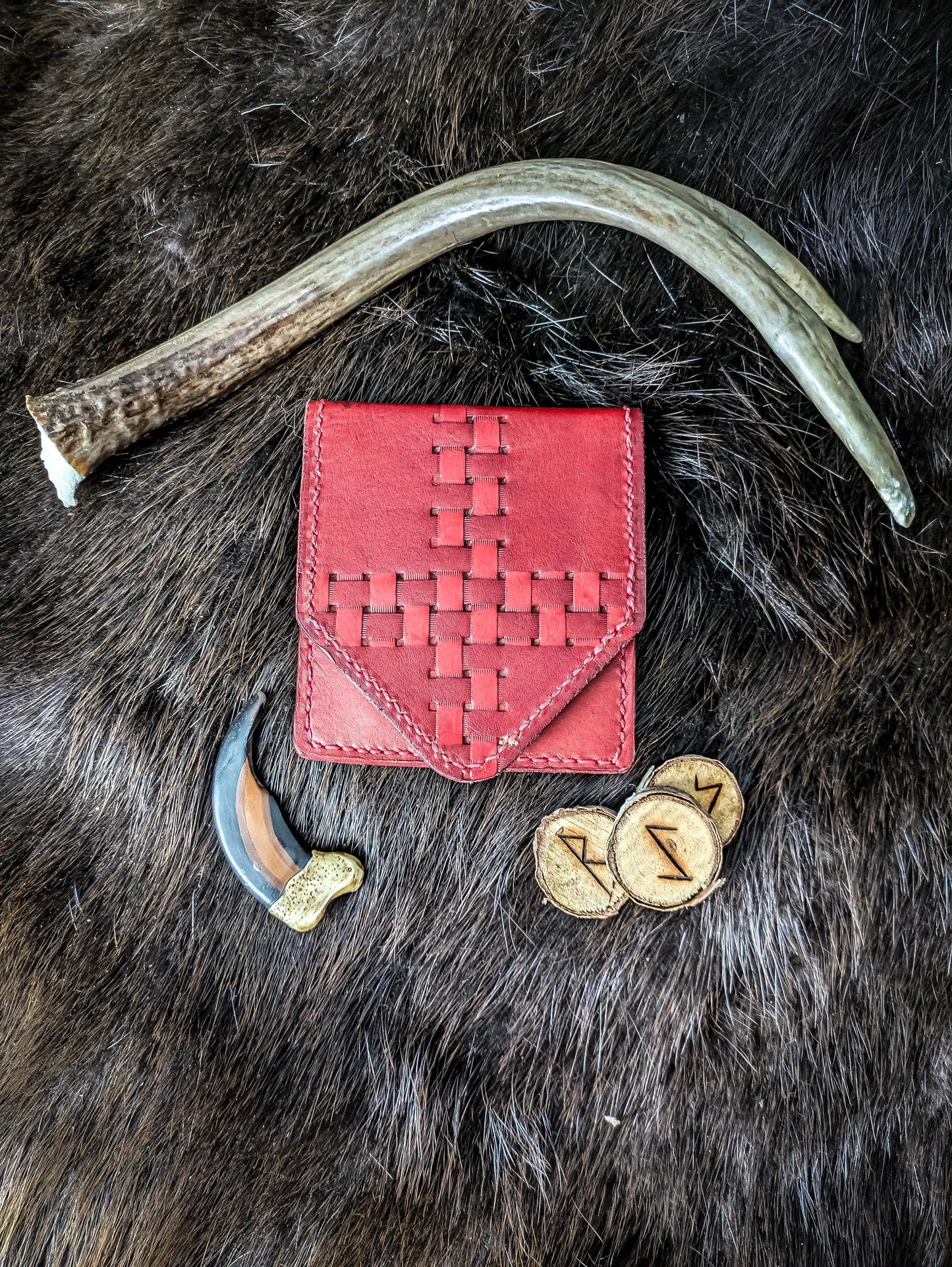 Birka-style Viking Wallet
