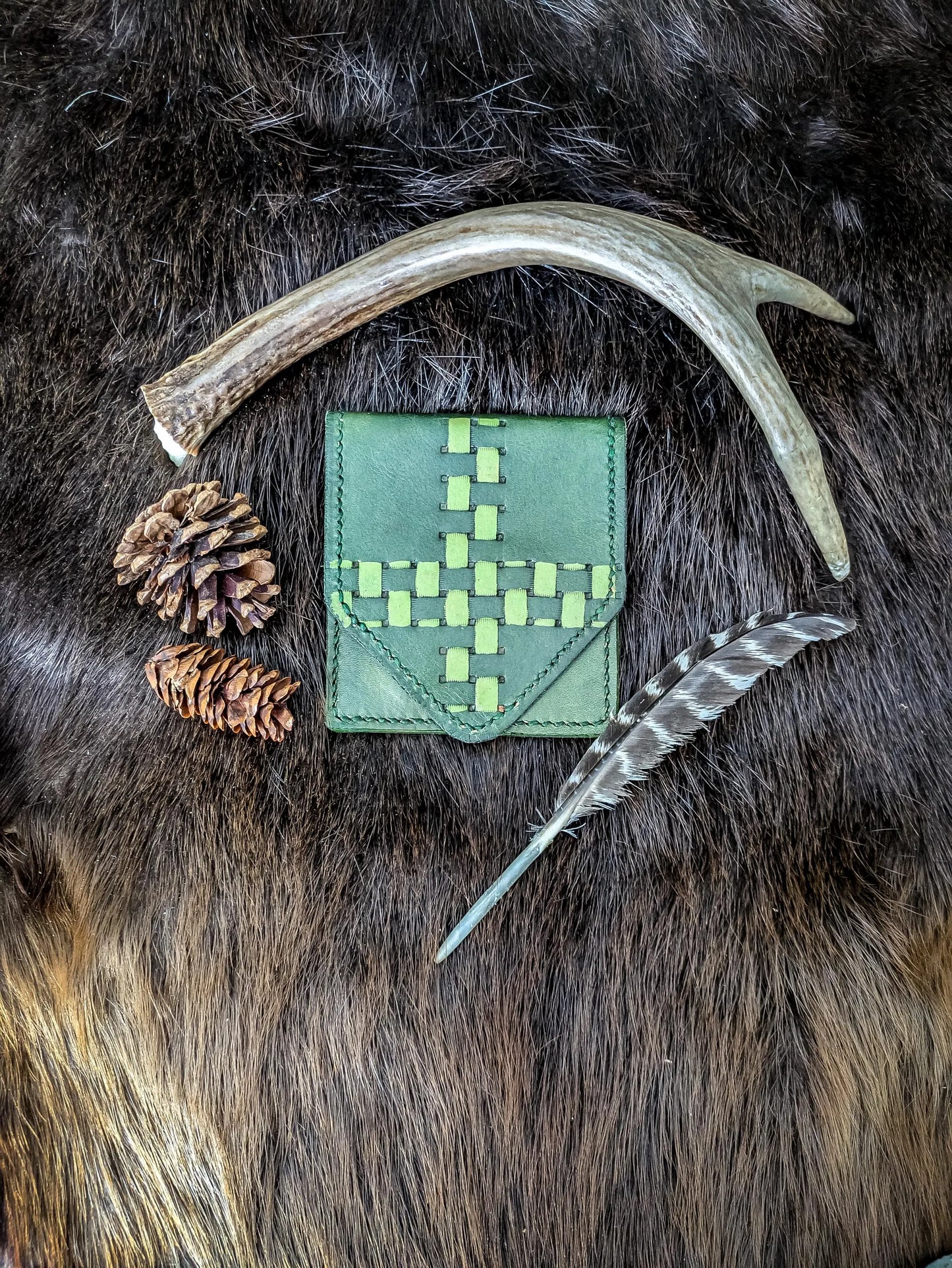 Birka-style Viking Wallet