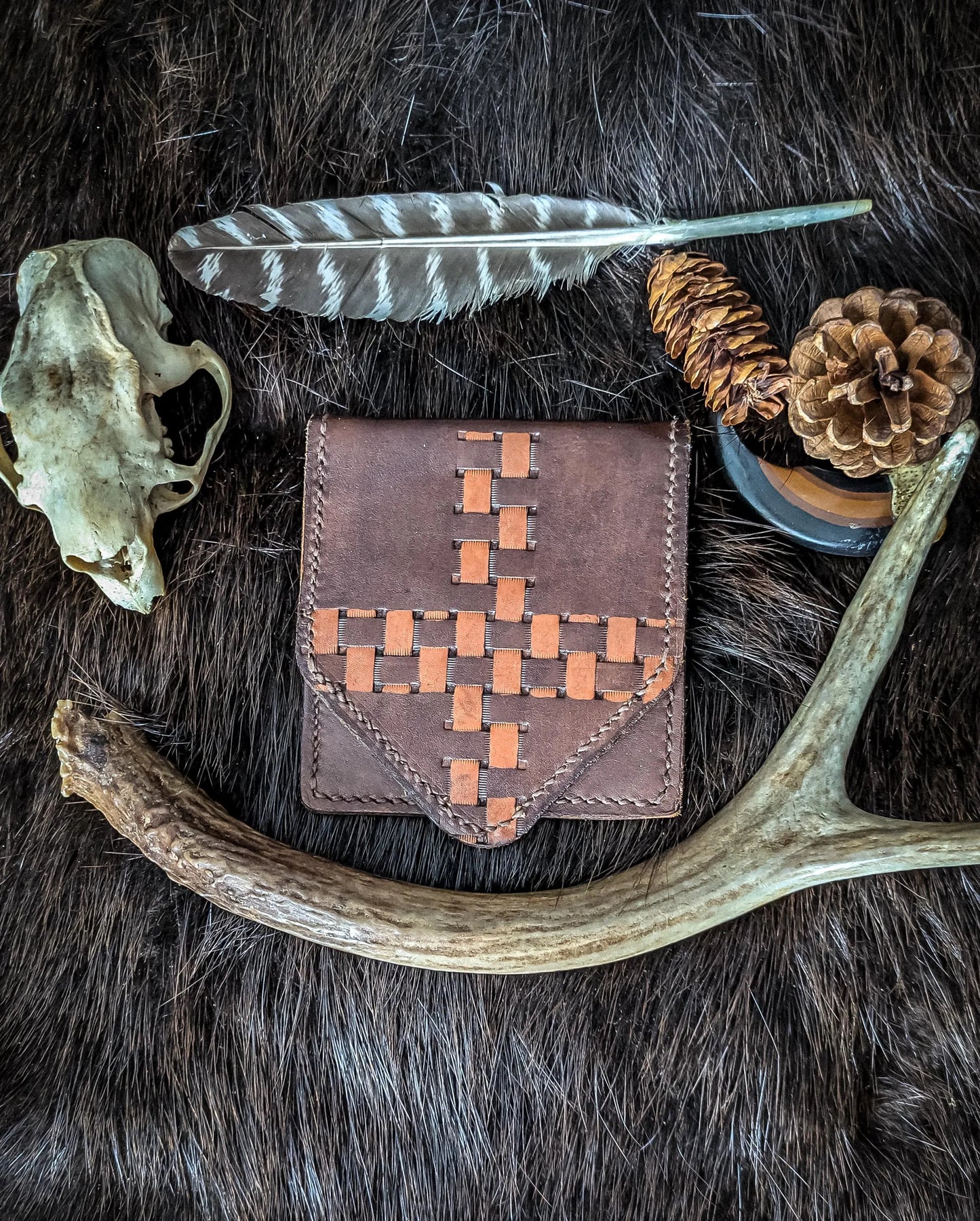 Birka-style Viking Wallet