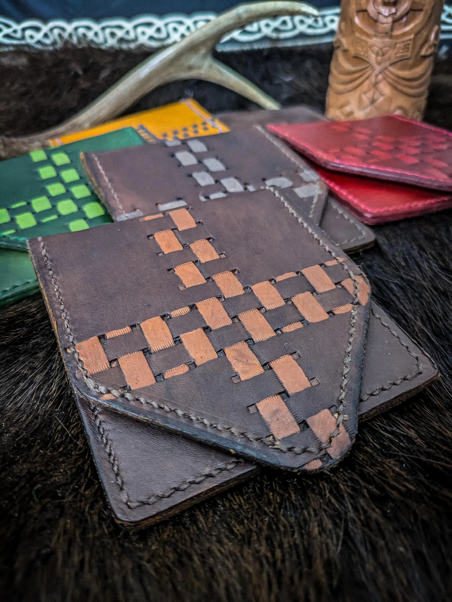 Birka-style Viking Wallet