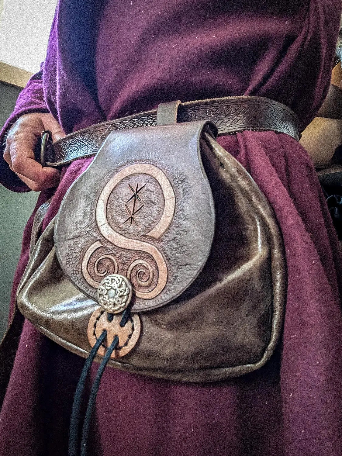 Trollcross - Leather Belt Bag