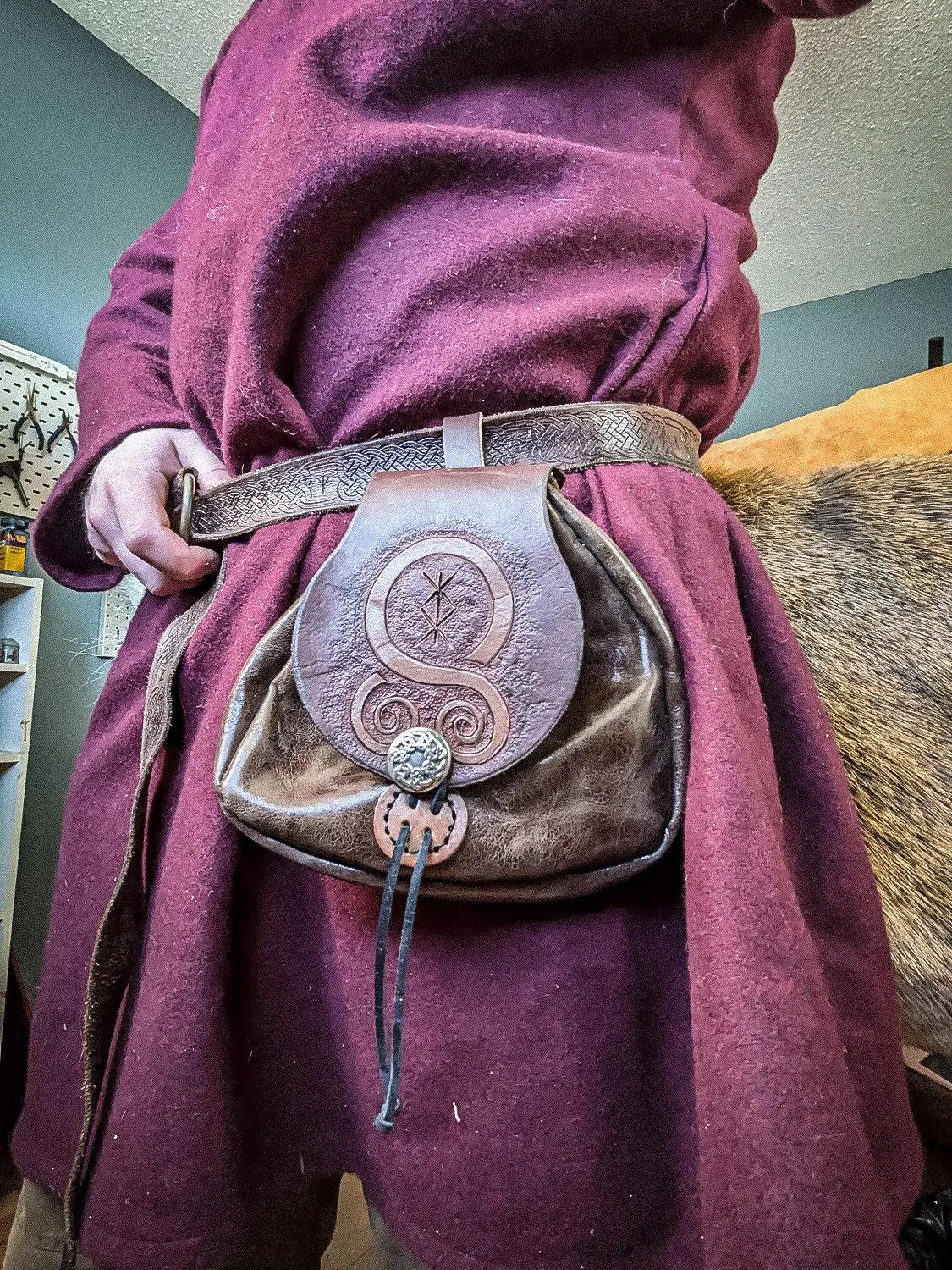 Trollcross - Leather Belt Bag