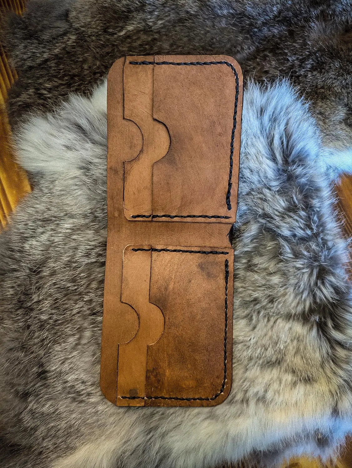 The Valknut - Viking Bifold Leather Wallet