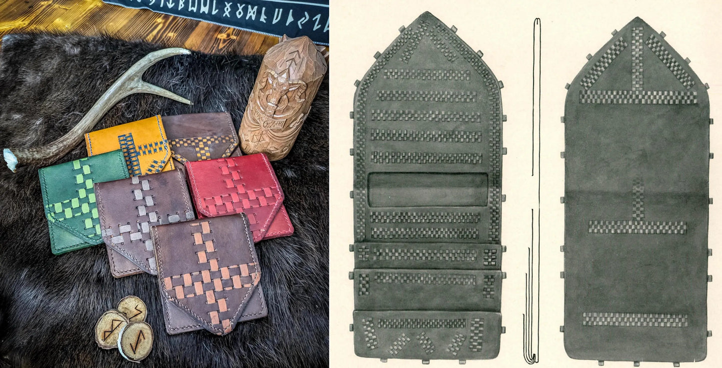 Birka-style Viking Wallet