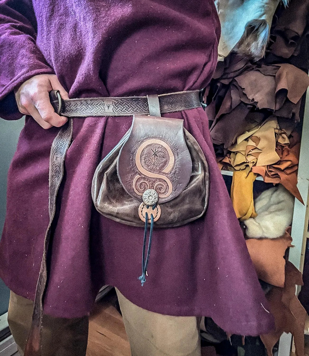 Trollcross - Leather Belt Bag