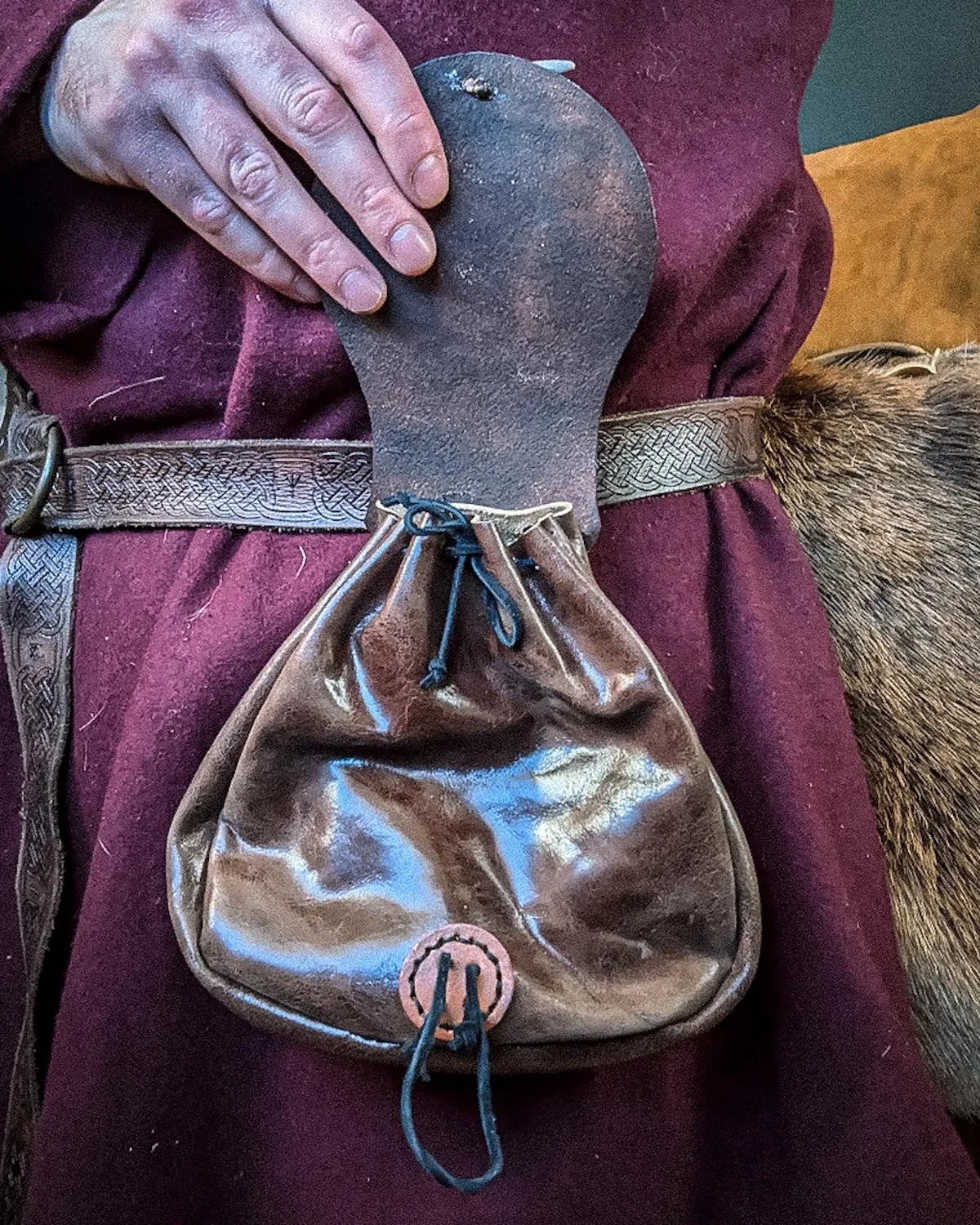 Trollcross - Leather Belt Bag