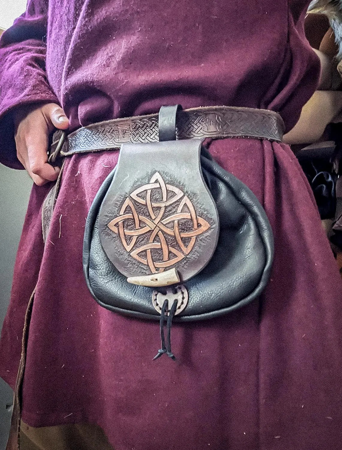 Quadknot - Leather Belt Bag