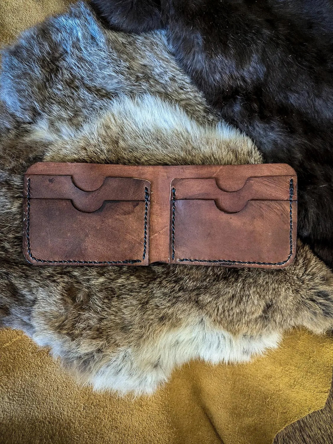 The Trollcross - Viking Bifold Leather Wallet