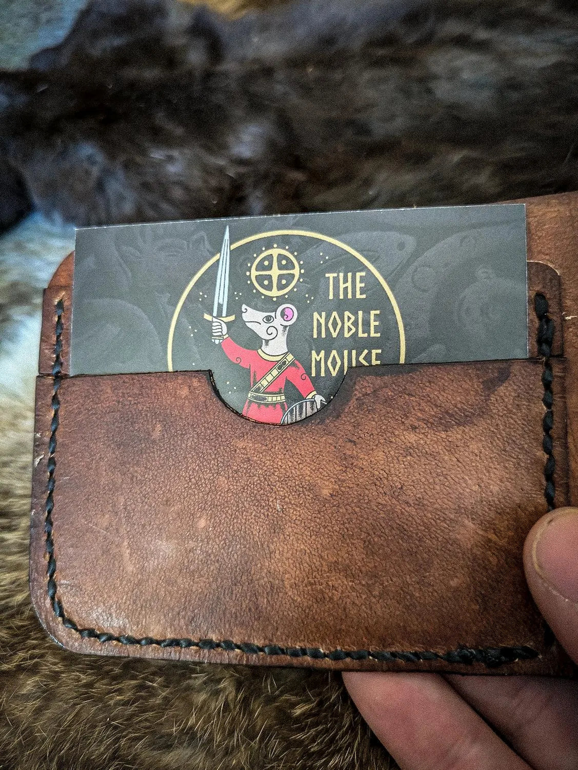 The Trollcross - Viking Bifold Leather Wallet