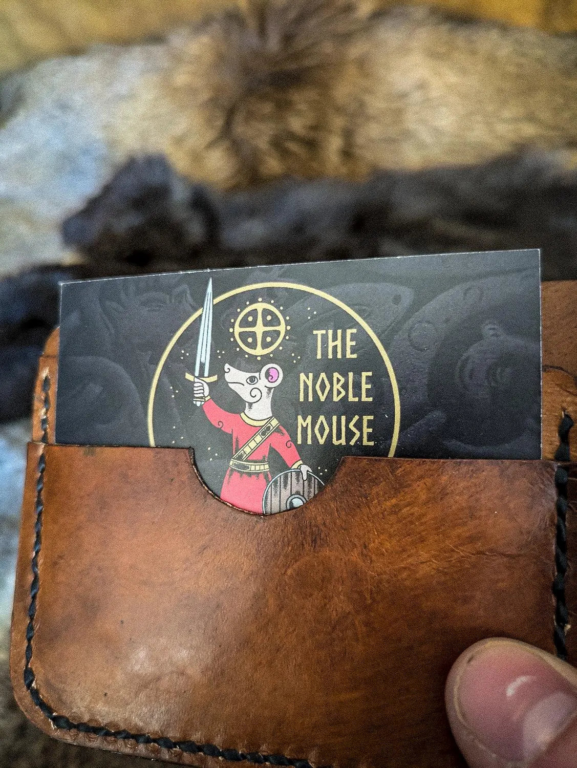 The Mjolnir - Viking Bifold Leather Wallet