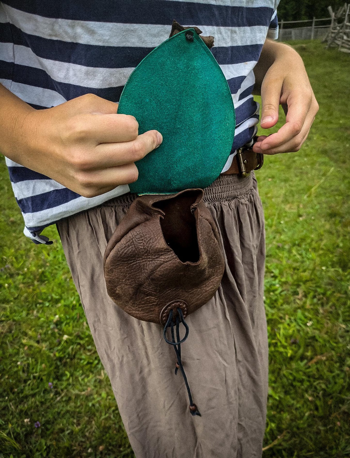 Elven Leaf Belt Bag