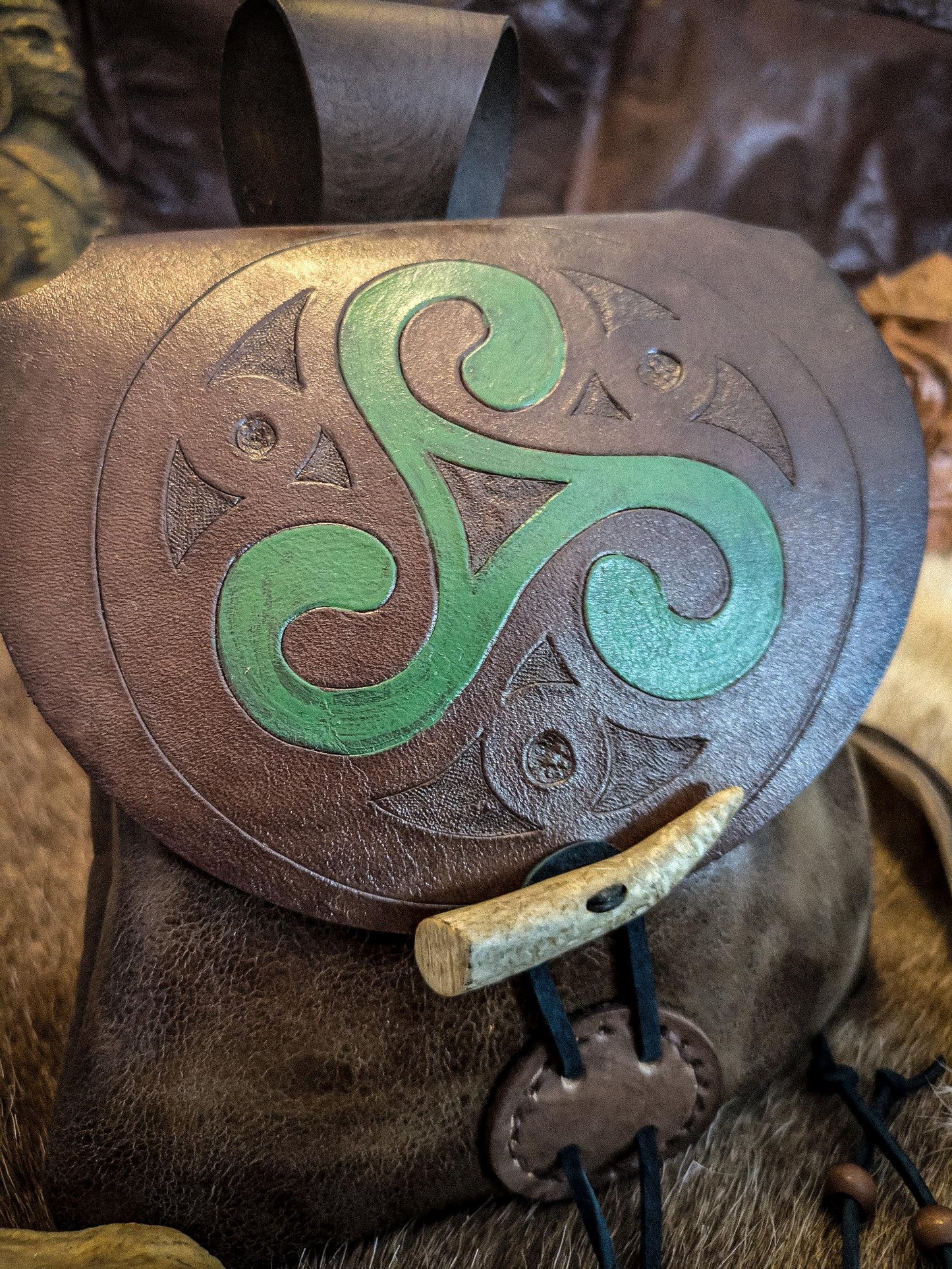 Triskelion - Leather Belt Bag