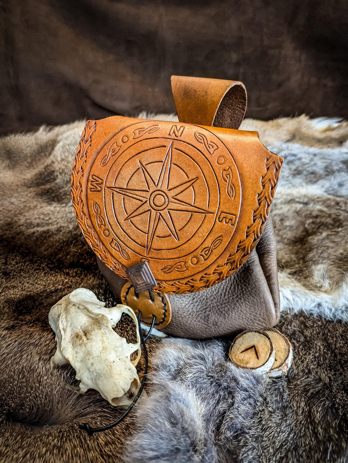 The Compass - Leather Belt Bag