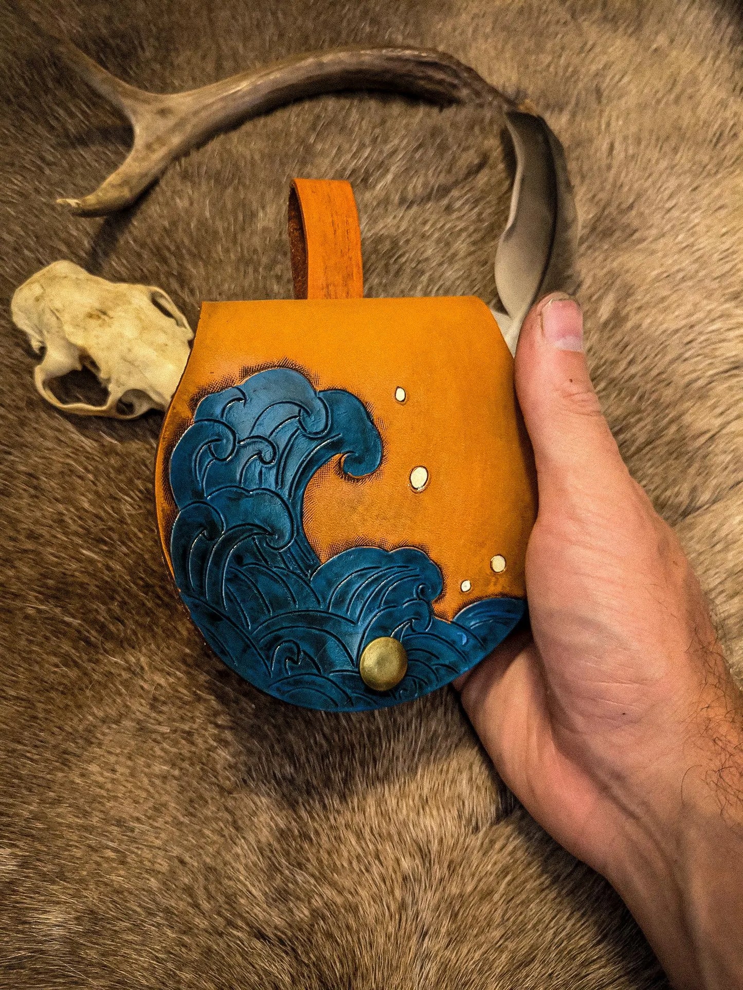 Ocean Waves - Small Belt Bag