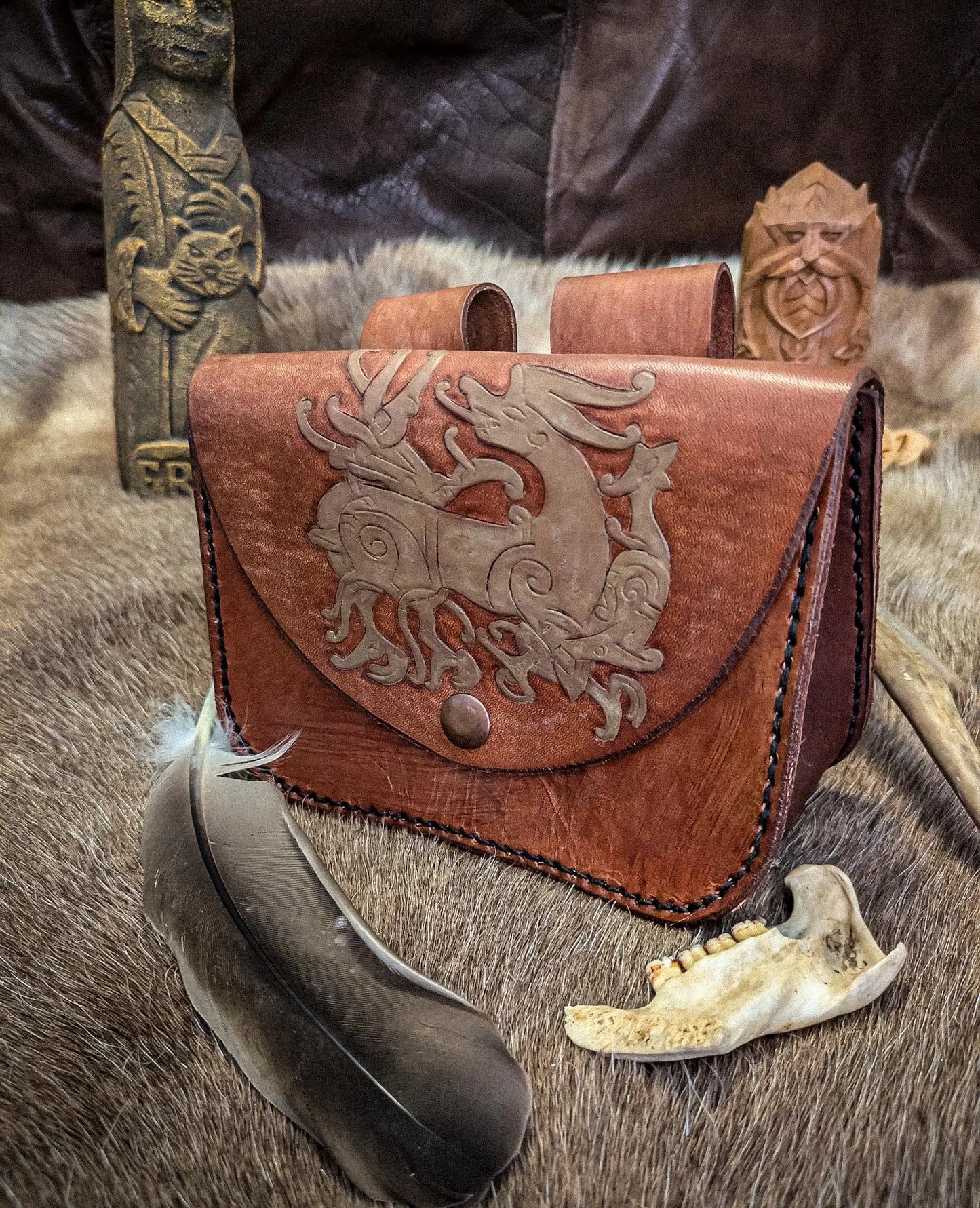 The Great Beast - Leather Belt Bag