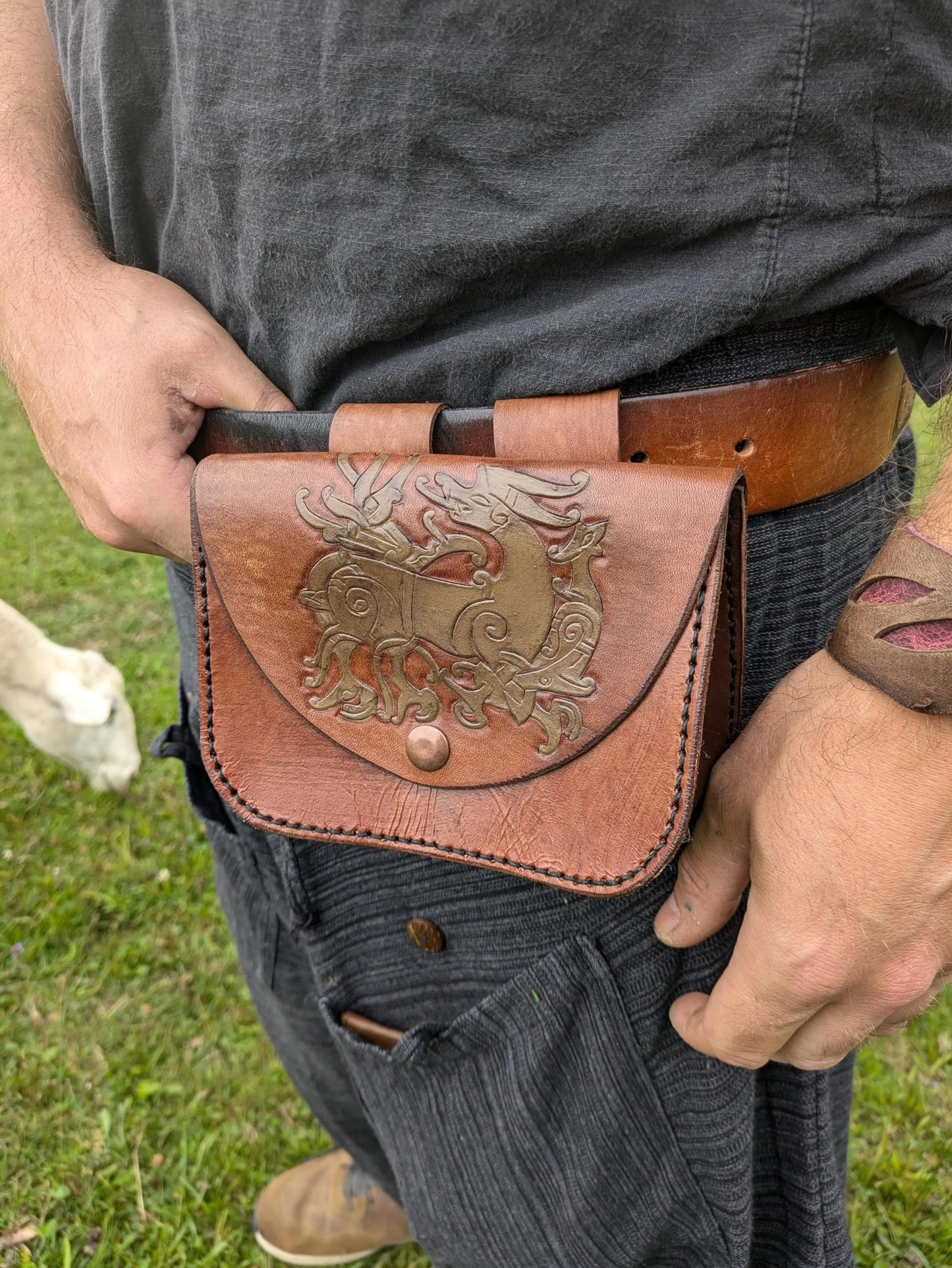The Great Beast - Leather Belt Bag