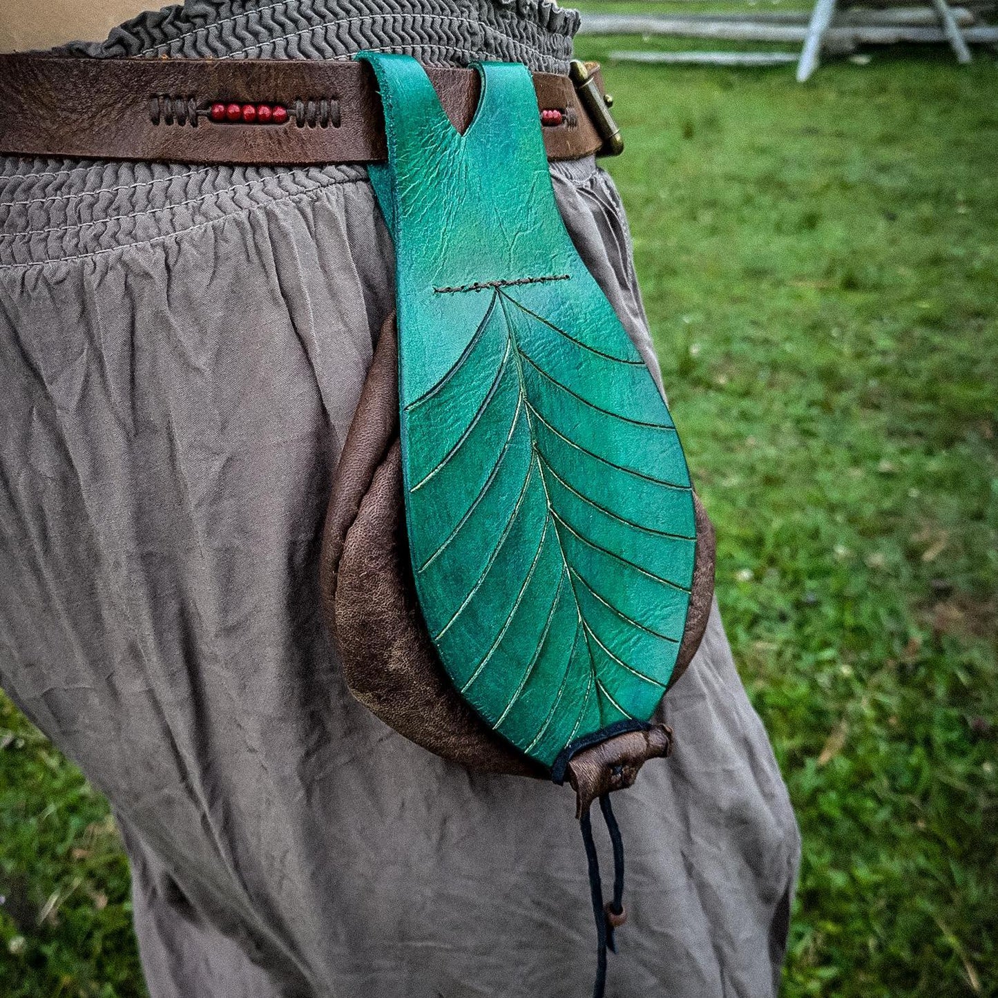 Elven Leaf Belt Bag