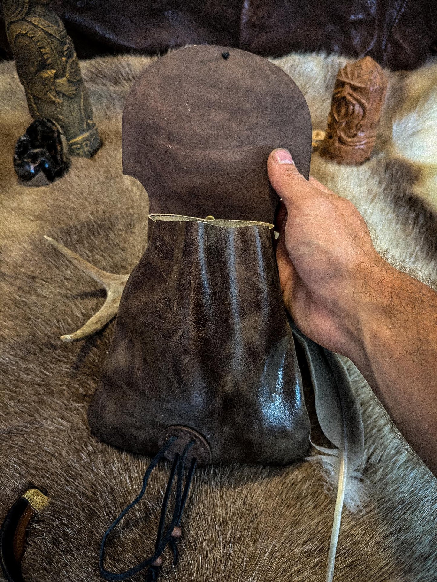 Triskelion - Leather Belt Bag