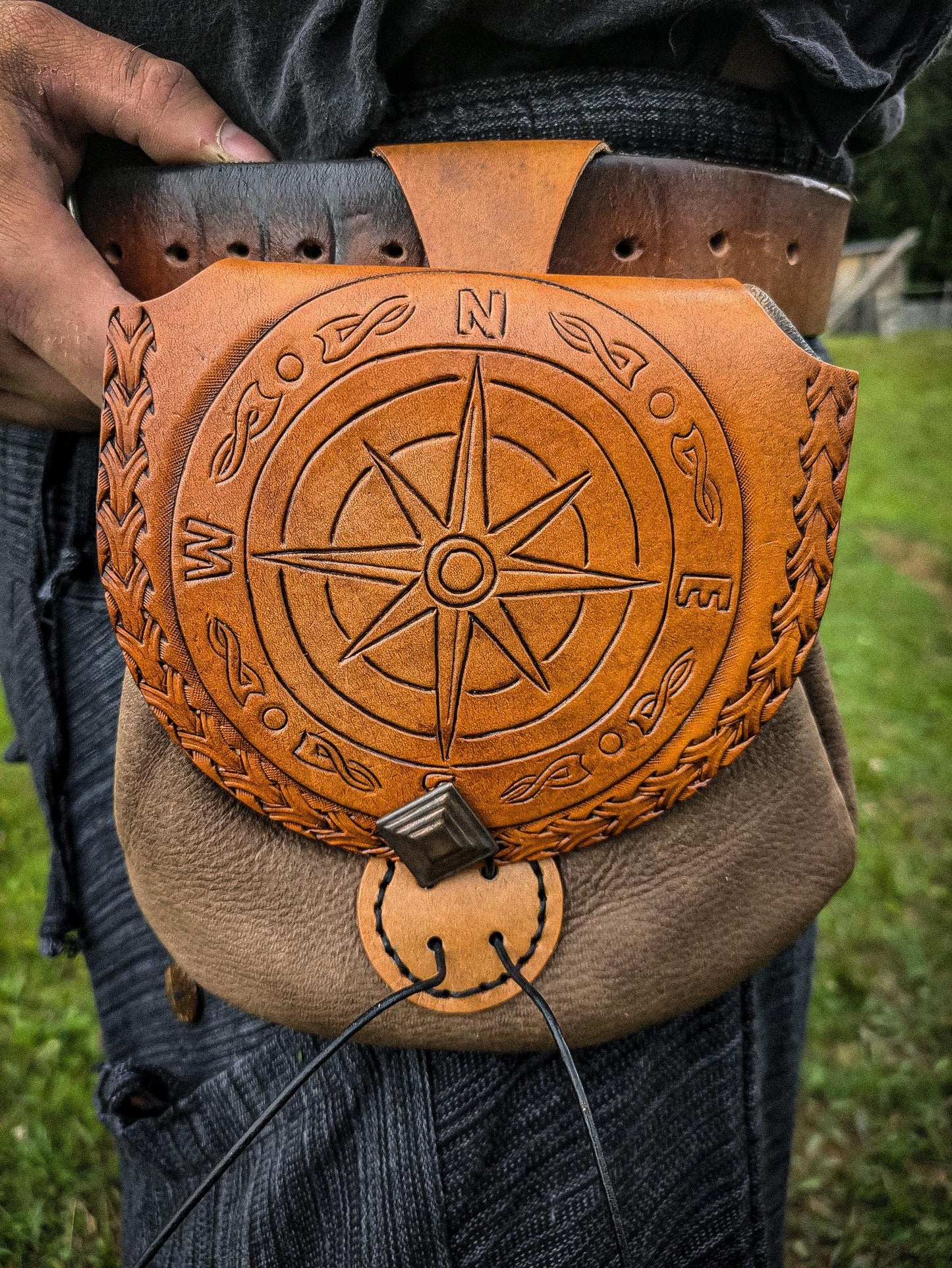 The Compass - Leather Belt Bag