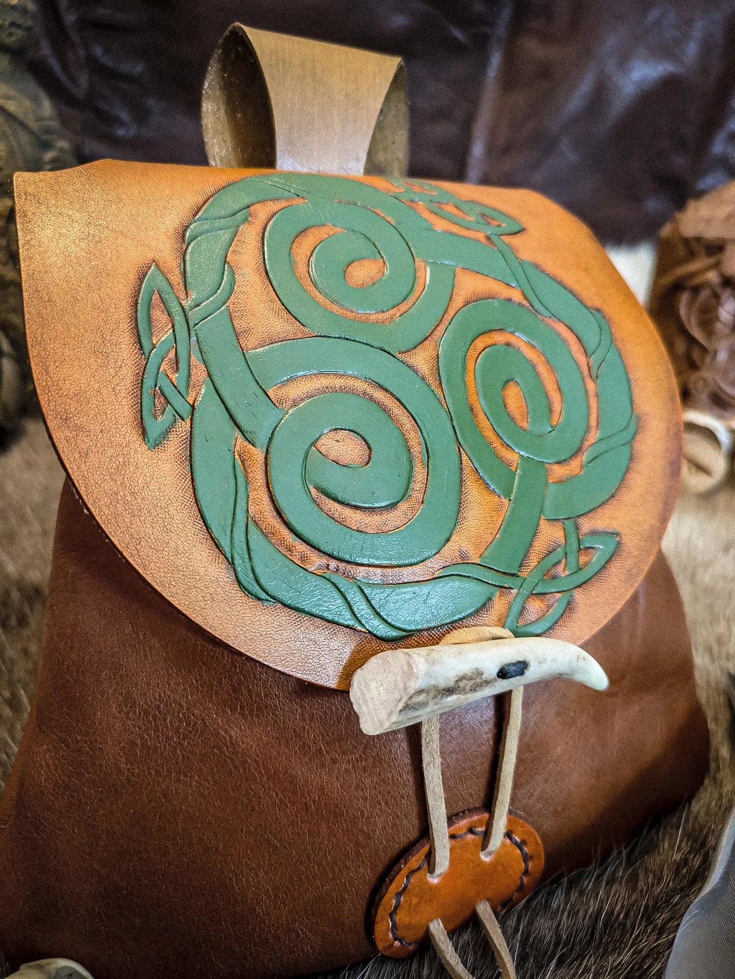 Celtic Triple-Knot - Leather Belt Bag
