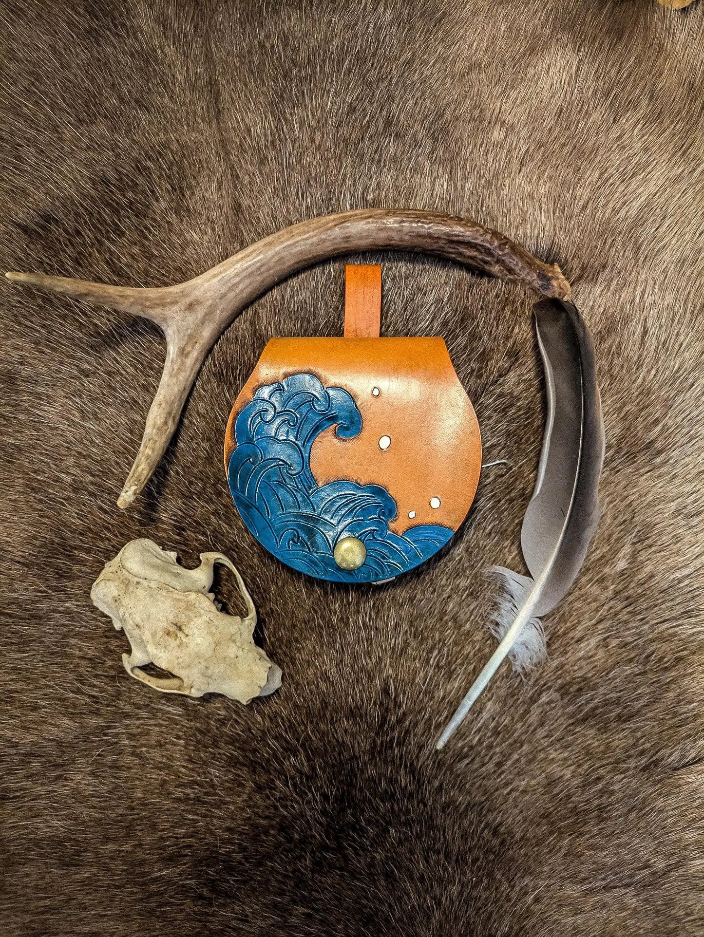 Ocean Waves - Small Belt Bag