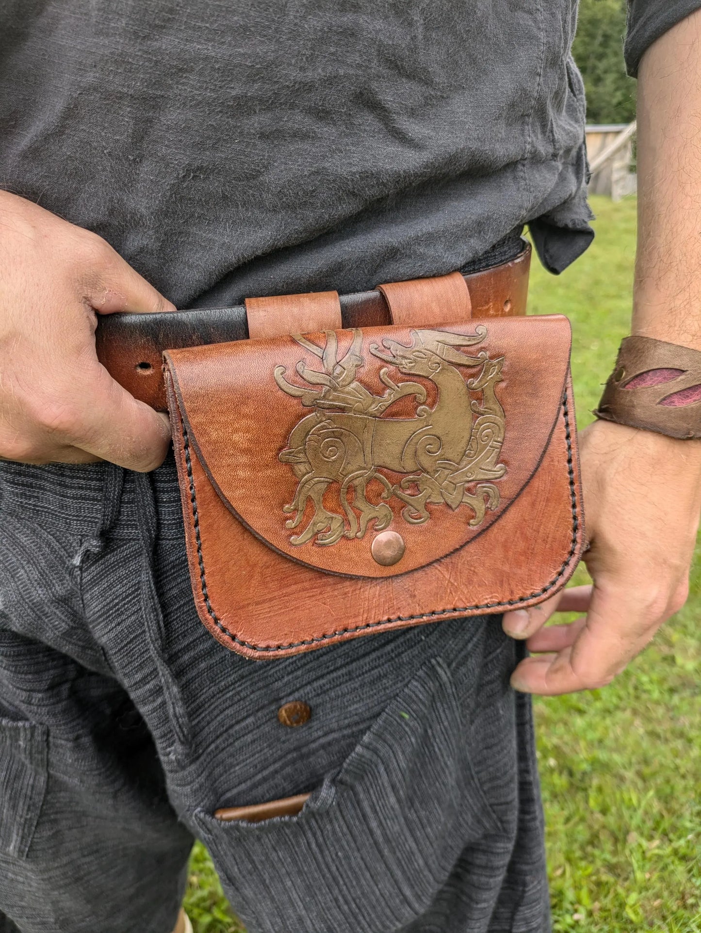 The Great Beast - Leather Belt Bag