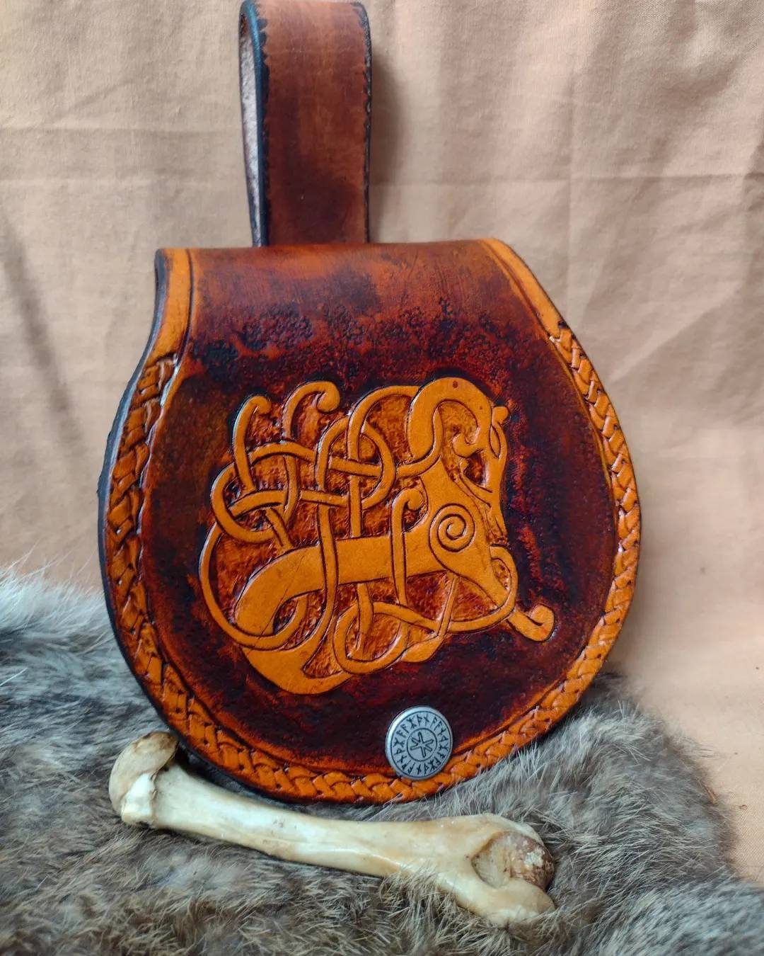 Knotted Serpent Small Belt Bag
