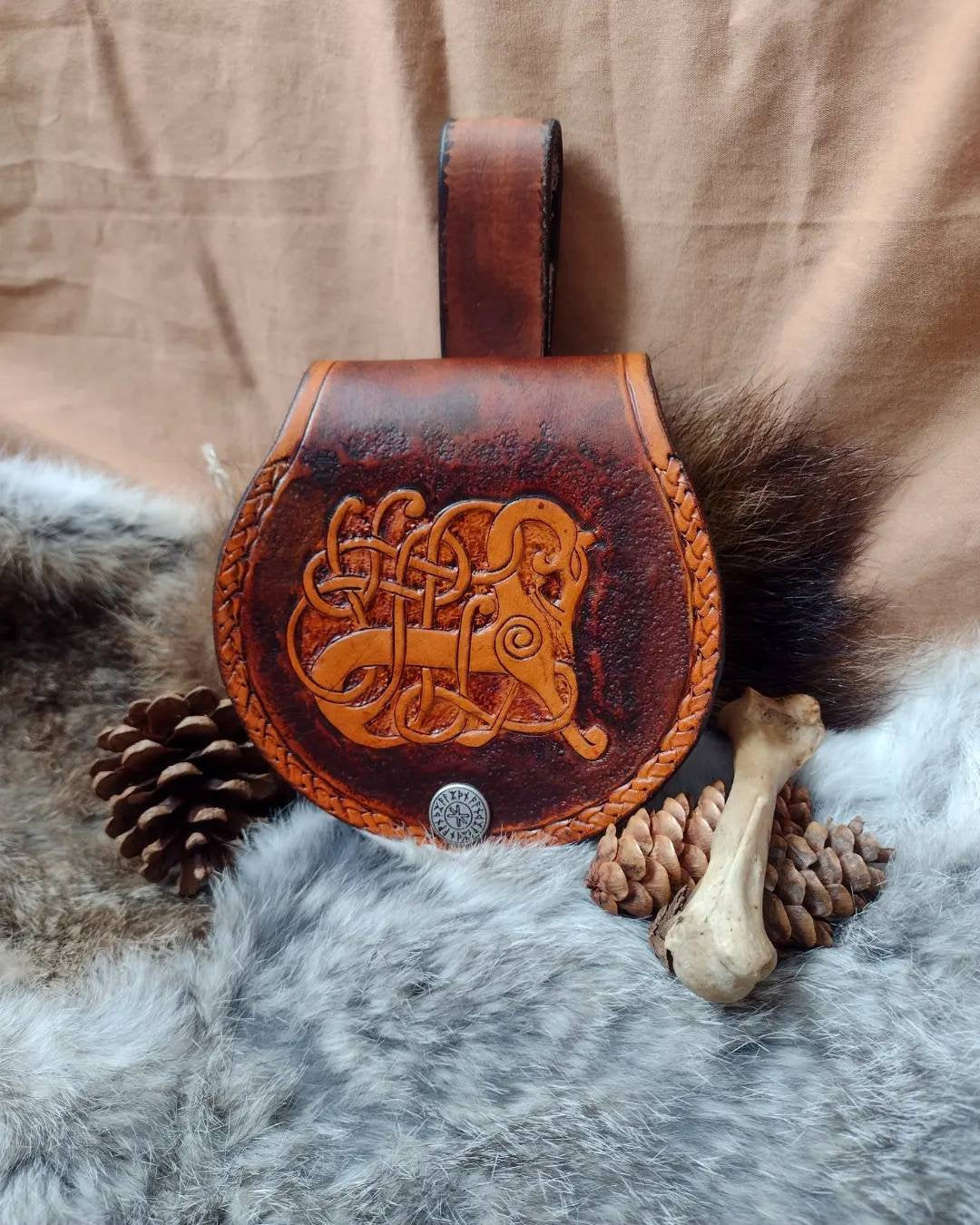 Knotted Serpent Small Belt Bag