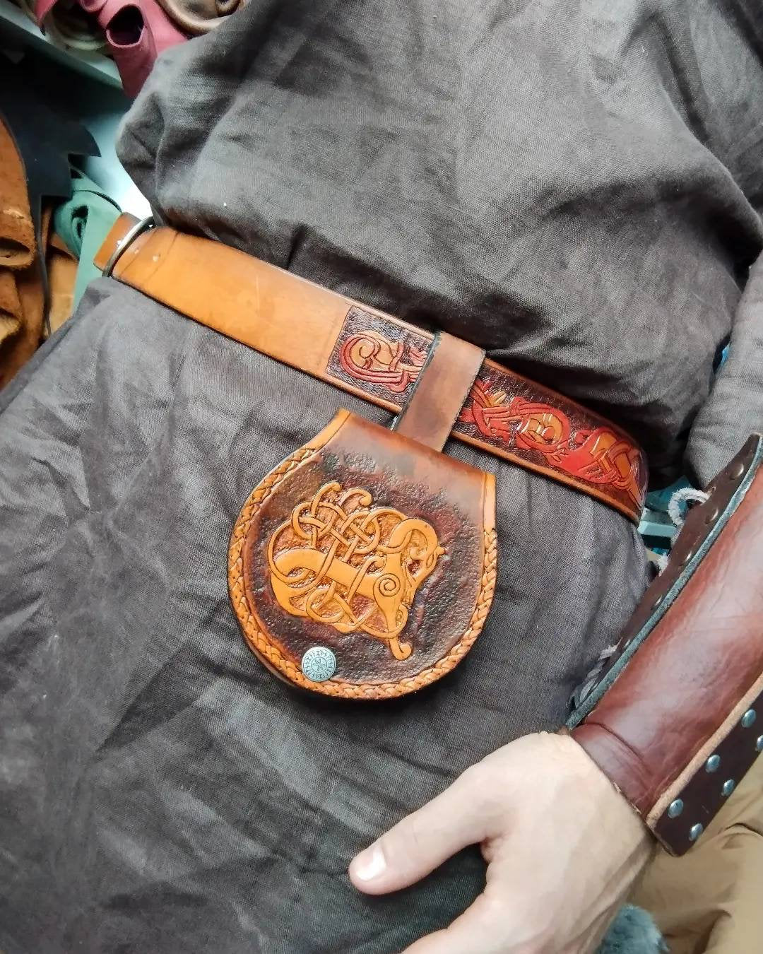 Knotted Serpent Small Belt Bag