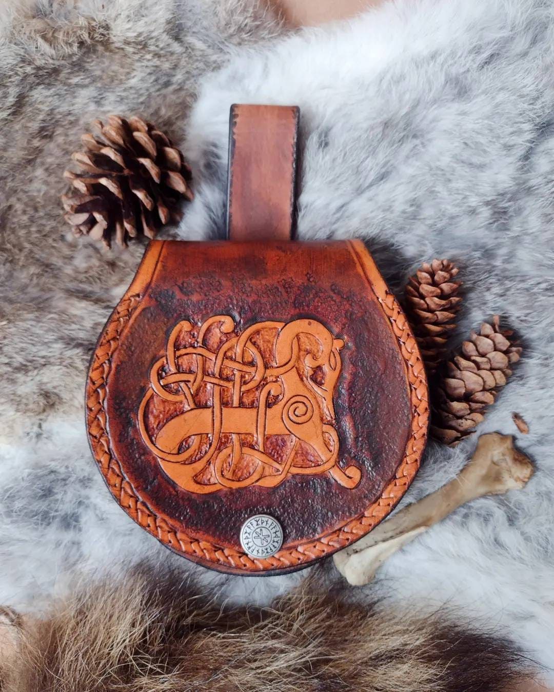 Knotted Serpent Small Belt Bag
