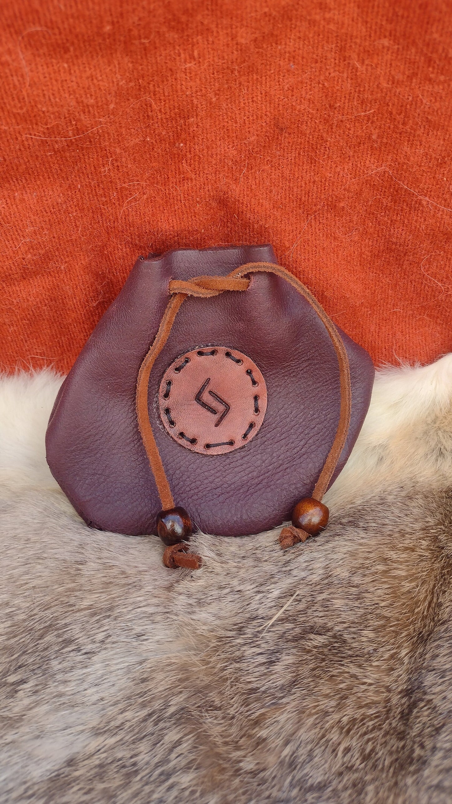 Leather Rune Pouches