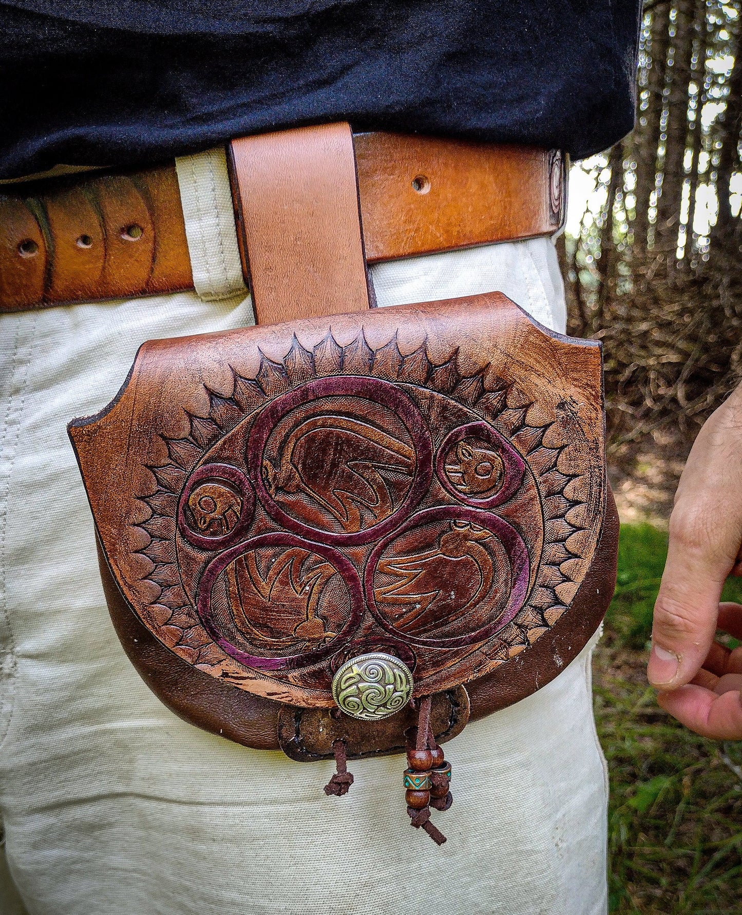Borre Animals - Leather Belt Bag