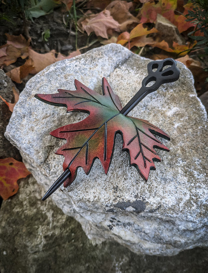 Elven Leaf Hair Slider - Decorative Fantasy Accessory