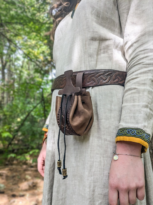Mjolnir Rune Pouch - Viking Gods