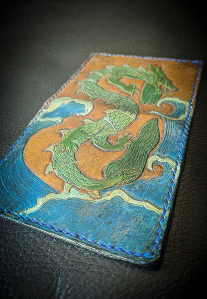 The Sea Dragon - Leather Bifold Wallet