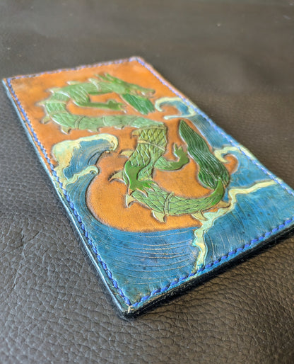 The Sea Dragon - Leather Bifold Wallet