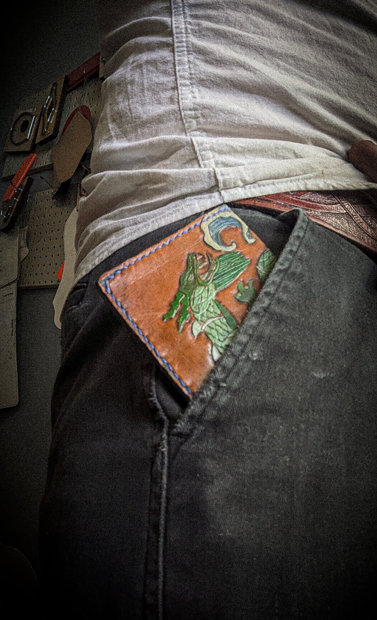 The Sea Dragon - Leather Bifold Wallet