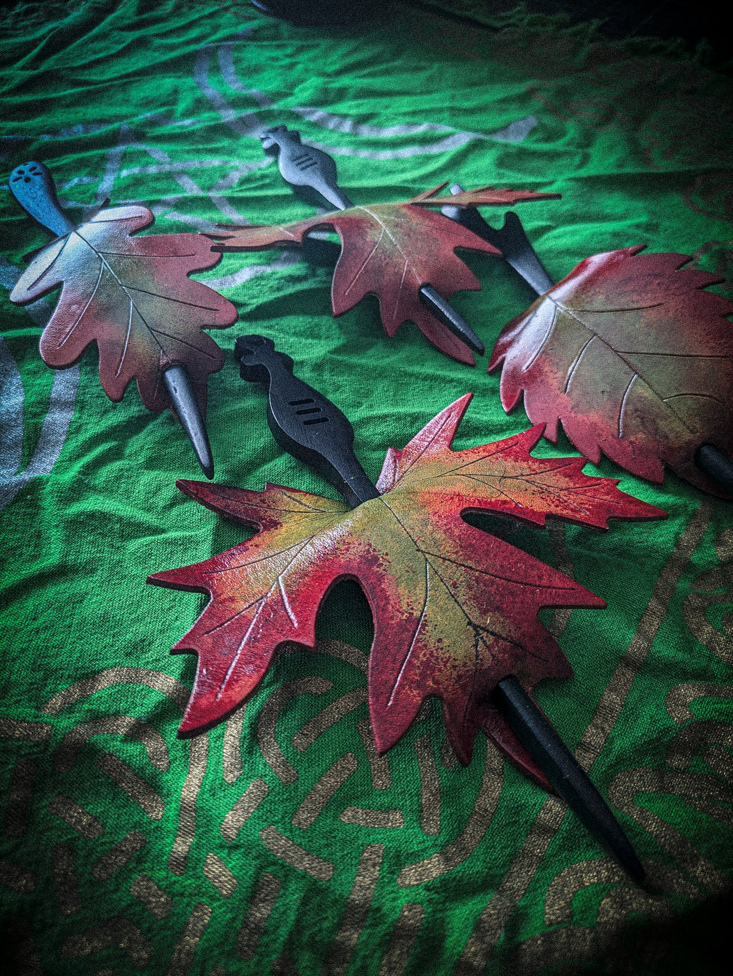 Elven Leaf Hair Slider - Decorative Fantasy Accessory